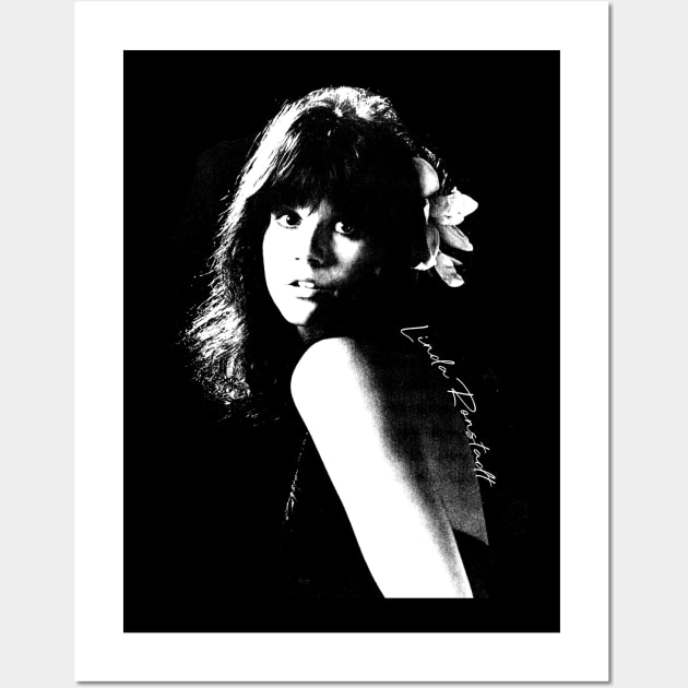 Linda Ronstadt /// Flower Portrait Wall Art by HectorVSAchille